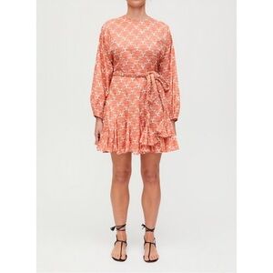 RHODE Mini Floral Long-Sleeve Ella Dress